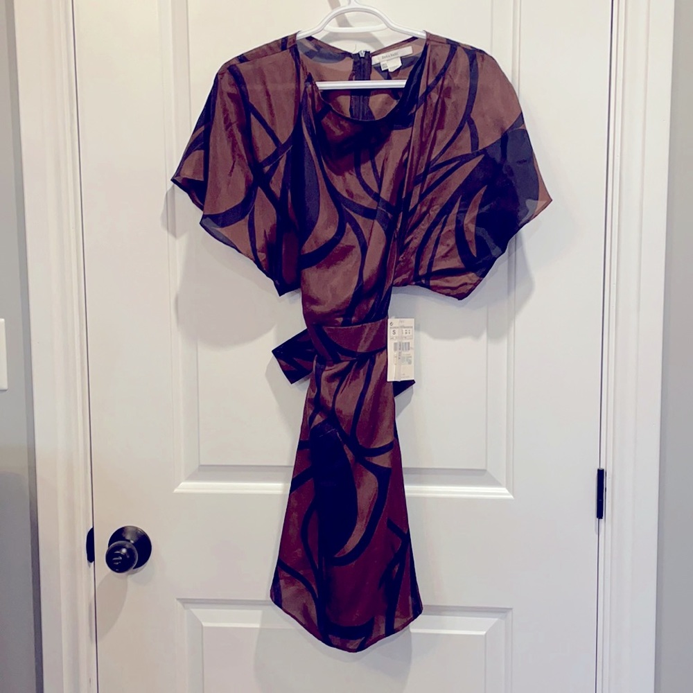 Zara 100% silk dress